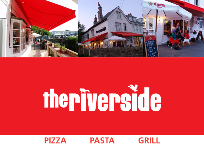 The Riverside Braunton logo and branding by UrbanSafari